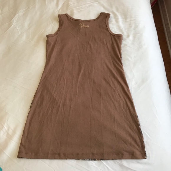 GUESS LEOPARD PRINT BROWN DRESS - Picture 9 of 9